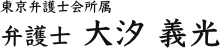 東京弁護士会所属　弁護士 ​大汐 義光